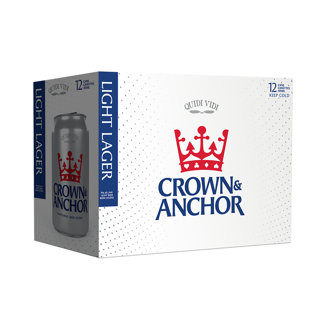 Crown & Anchor  Light Lager - 12x355ml Cans