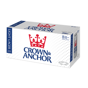 Crown & Anchor - Light Lager 8pk cans