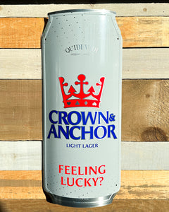 Crown & Anchor Light Lager - Tin Tacker