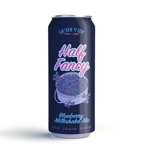 Half Fancy Blueberry Milkshake Ale 473mL Can (Canadian Shipping)