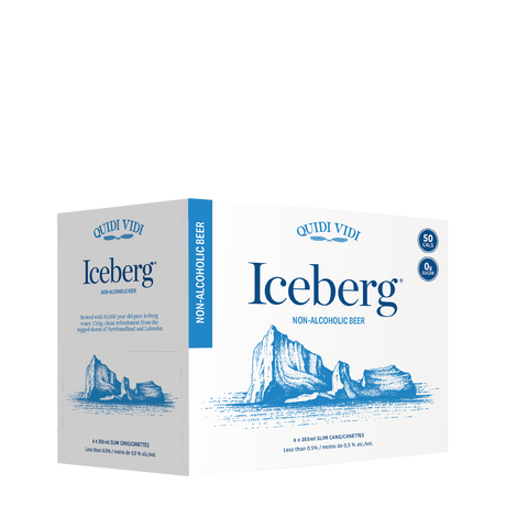 Non-Alcoholic Iceberg Lager - 6 Pack 335ml Slim Cans