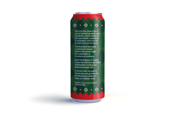 Mummers Brew Cream Ale - Single 473ml Can