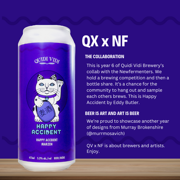 QVxNF Happy Accident Marzen - 473ml can (Canadian Shipping)