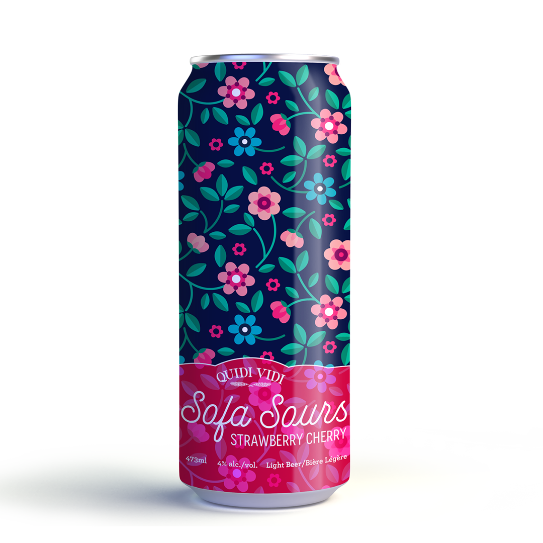 Sofa Sour - Strawberry Cherry 473ml Can (Canadian Shipping)