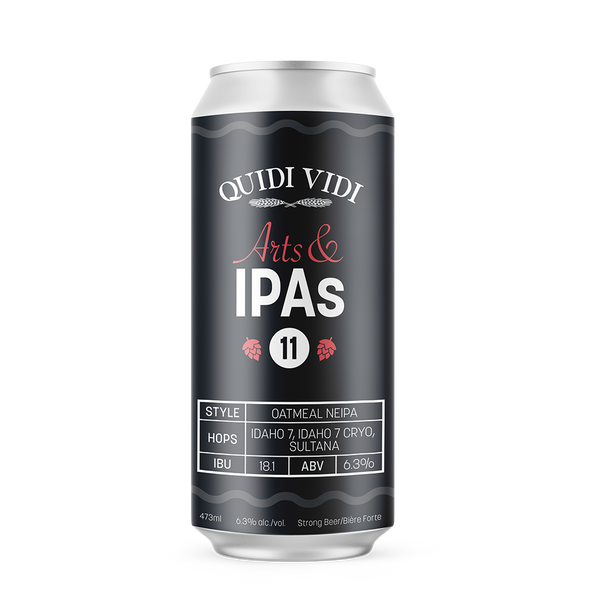 Arts & IPAs - #11 Oatmeal NEIPA - 473ml Single (Canadian Shipping)