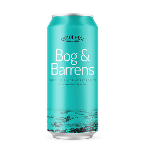 Bog & Barrens - Sweet Gale & Cran Porter - 473ml Single (Canadian Shipping)