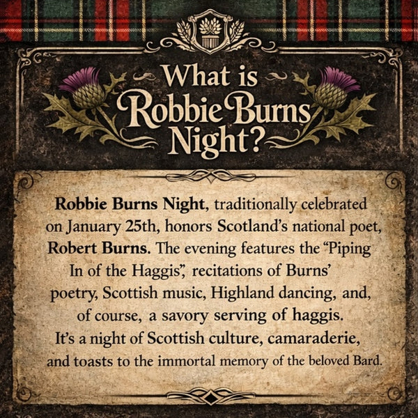QV Burns Night - Sunday January 25th
