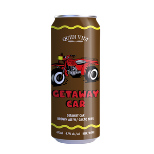 Getaway Car - Brown Ale W/ Cacao Nibs 473ml Can (Canadian Shipping)