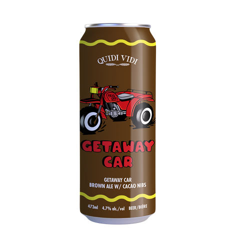 Getaway Car - Brown Ale W/ Cacao Nibs 473ml Can (Canadian Shipping)