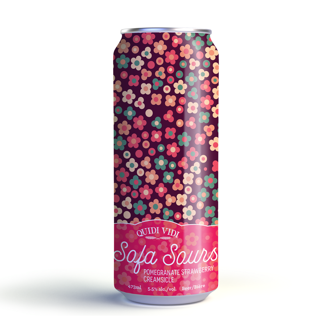 Sofa Sour - Pomegranate Strawberry Creamsicle 473ml Can