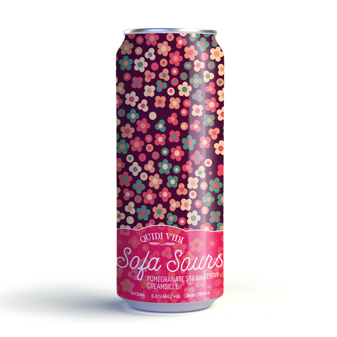 Sofa Sour - Pomegranate Strawberry Creamsicle 473ml Can
